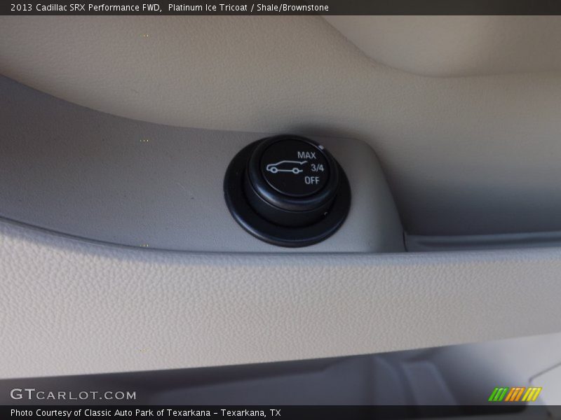 Platinum Ice Tricoat / Shale/Brownstone 2013 Cadillac SRX Performance FWD