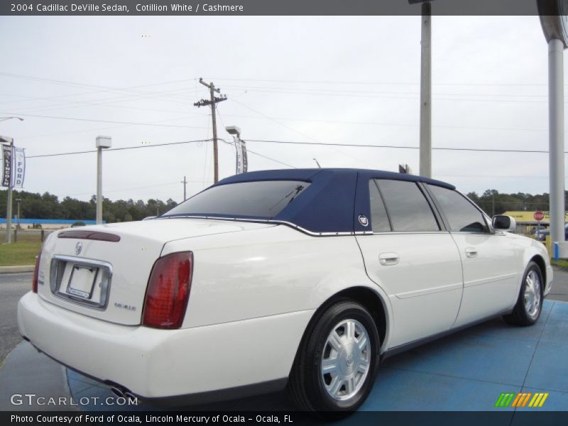 Cotillion White / Cashmere 2004 Cadillac DeVille Sedan