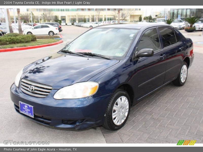 Indigo Ink Blue Pearl / Light Gray 2004 Toyota Corolla CE