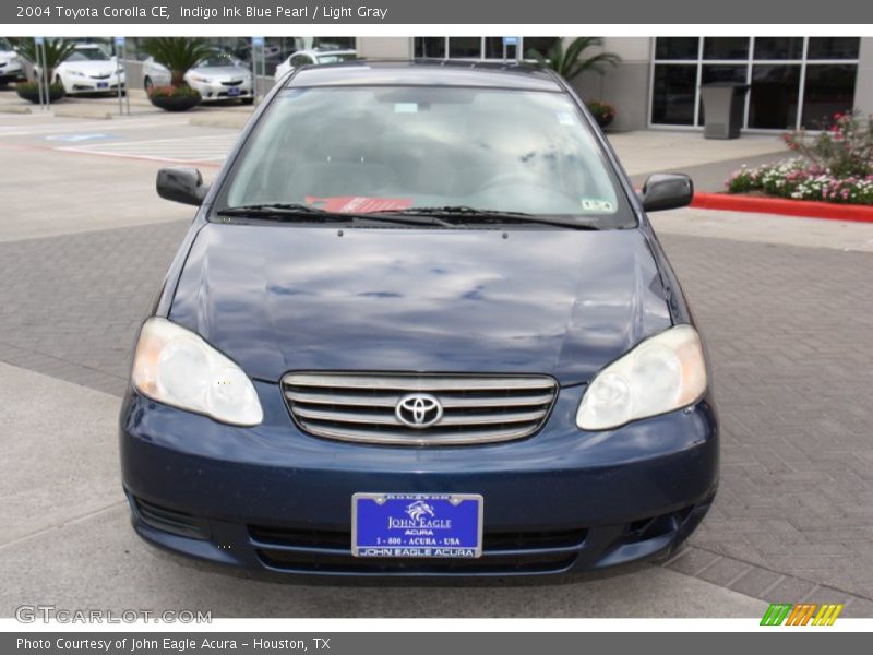Indigo Ink Blue Pearl / Light Gray 2004 Toyota Corolla CE
