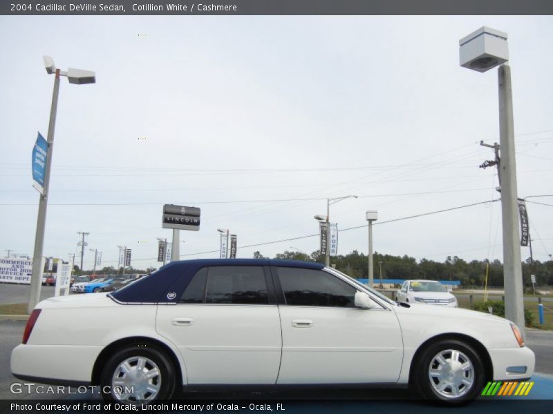 Cotillion White / Cashmere 2004 Cadillac DeVille Sedan