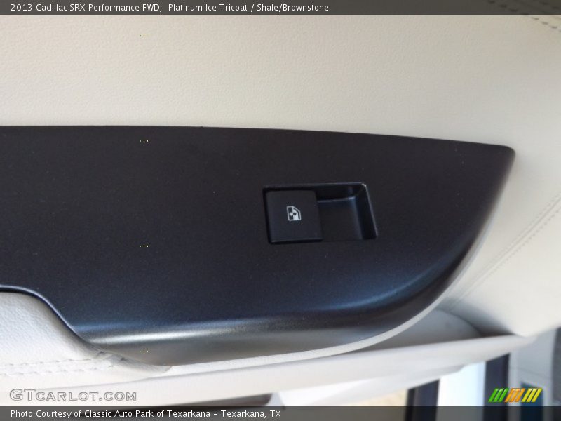 Platinum Ice Tricoat / Shale/Brownstone 2013 Cadillac SRX Performance FWD