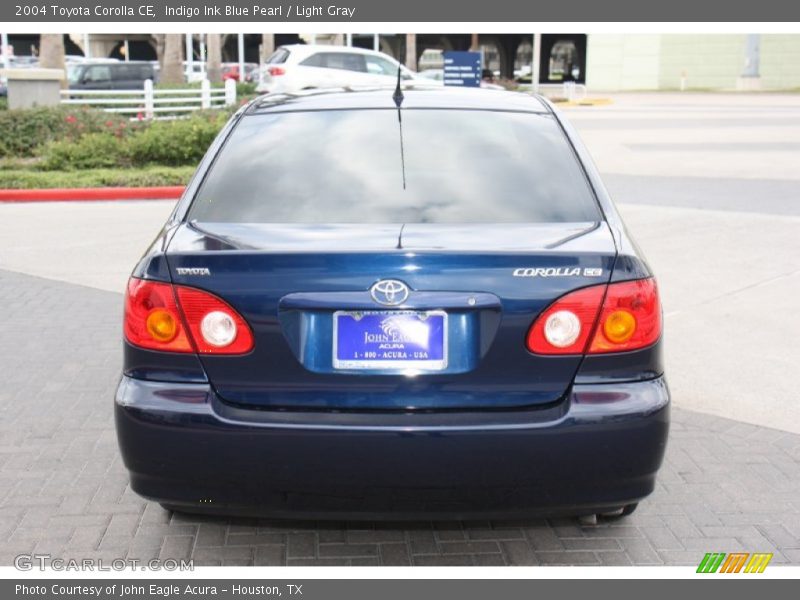 Indigo Ink Blue Pearl / Light Gray 2004 Toyota Corolla CE