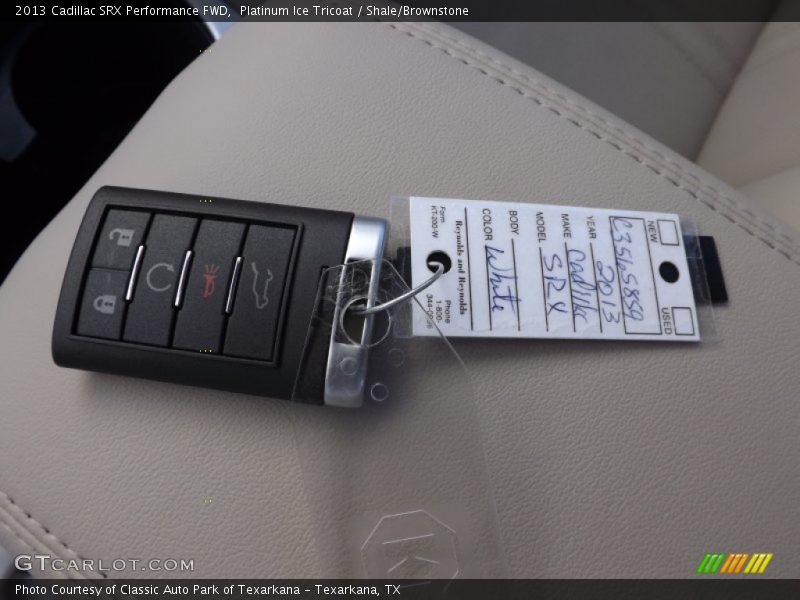 Keys of 2013 SRX Performance FWD