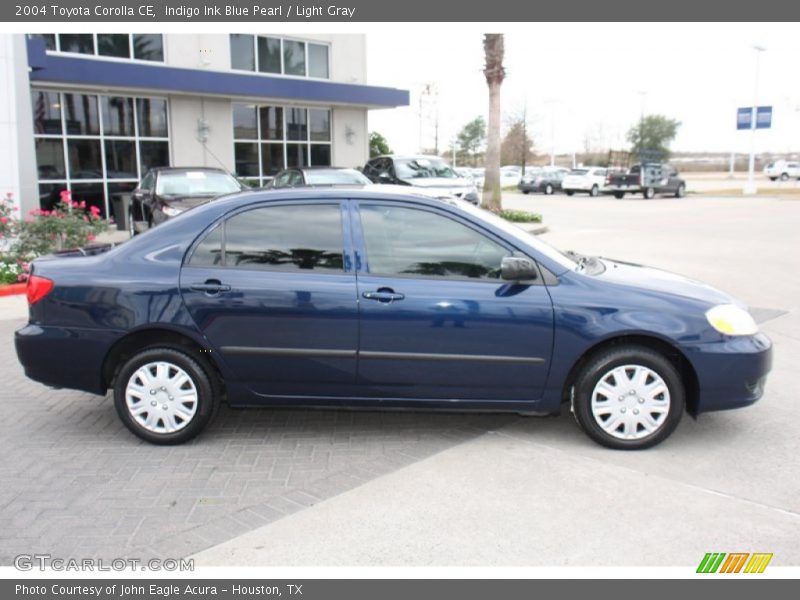 Indigo Ink Blue Pearl / Light Gray 2004 Toyota Corolla CE