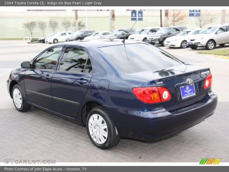 Indigo Ink Blue Pearl / Light Gray 2004 Toyota Corolla CE