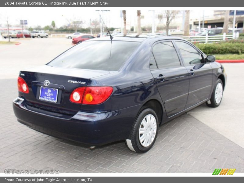 Indigo Ink Blue Pearl / Light Gray 2004 Toyota Corolla CE