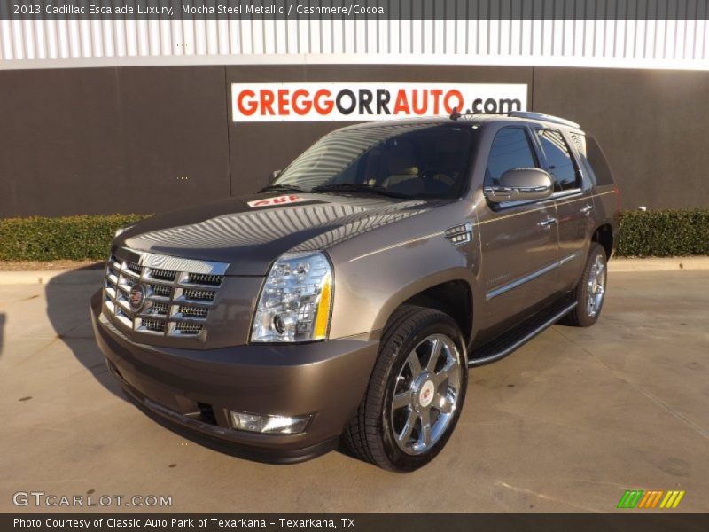 Mocha Steel Metallic / Cashmere/Cocoa 2013 Cadillac Escalade Luxury