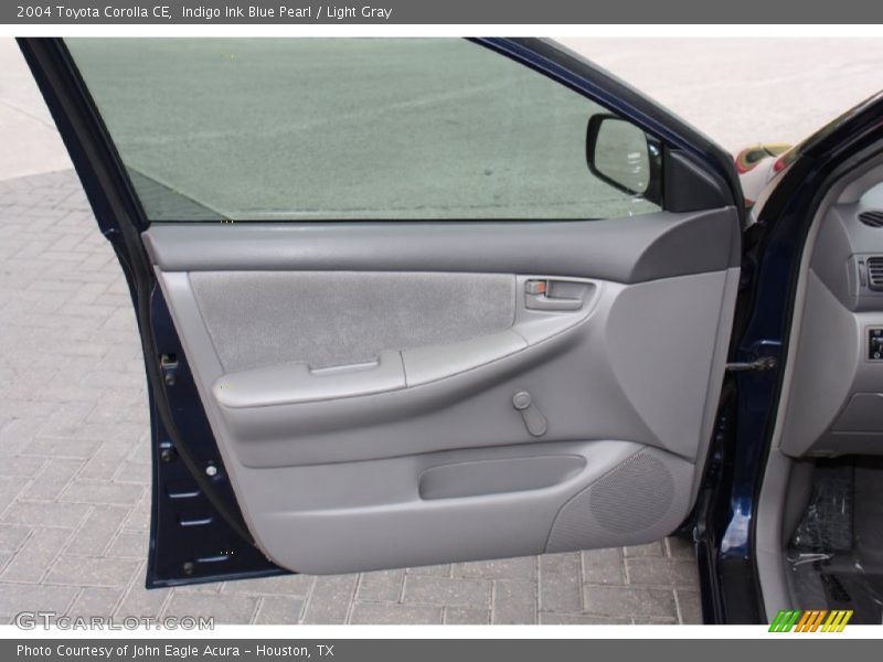 Indigo Ink Blue Pearl / Light Gray 2004 Toyota Corolla CE