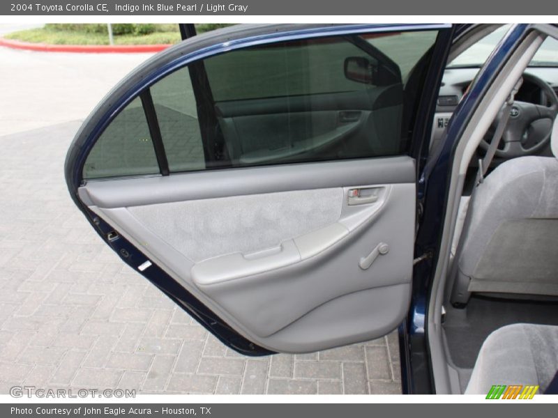 Indigo Ink Blue Pearl / Light Gray 2004 Toyota Corolla CE