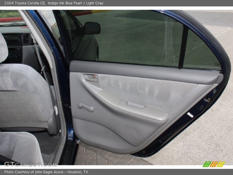 Indigo Ink Blue Pearl / Light Gray 2004 Toyota Corolla CE