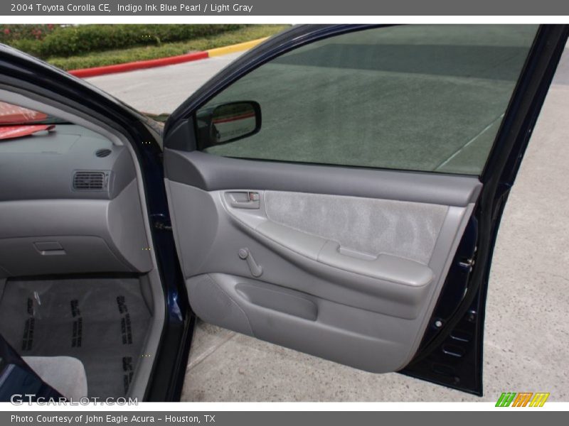 Indigo Ink Blue Pearl / Light Gray 2004 Toyota Corolla CE