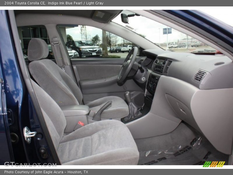 Indigo Ink Blue Pearl / Light Gray 2004 Toyota Corolla CE