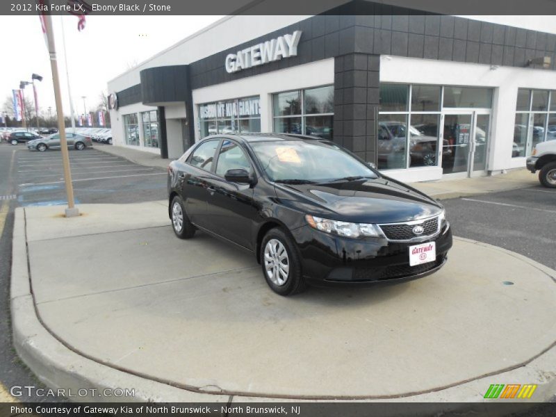 Ebony Black / Stone 2012 Kia Forte LX