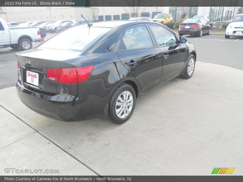 Ebony Black / Stone 2012 Kia Forte LX