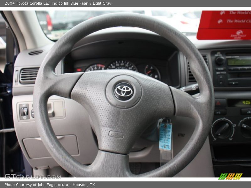 Indigo Ink Blue Pearl / Light Gray 2004 Toyota Corolla CE