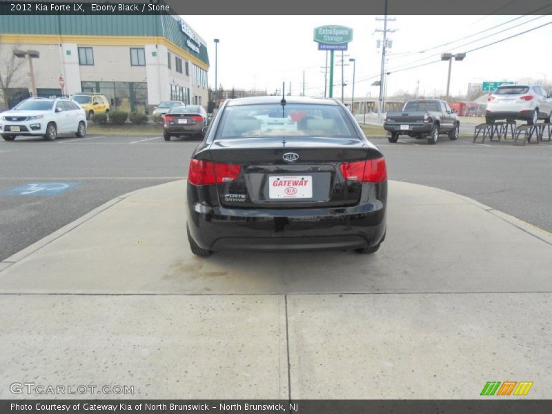 Ebony Black / Stone 2012 Kia Forte LX