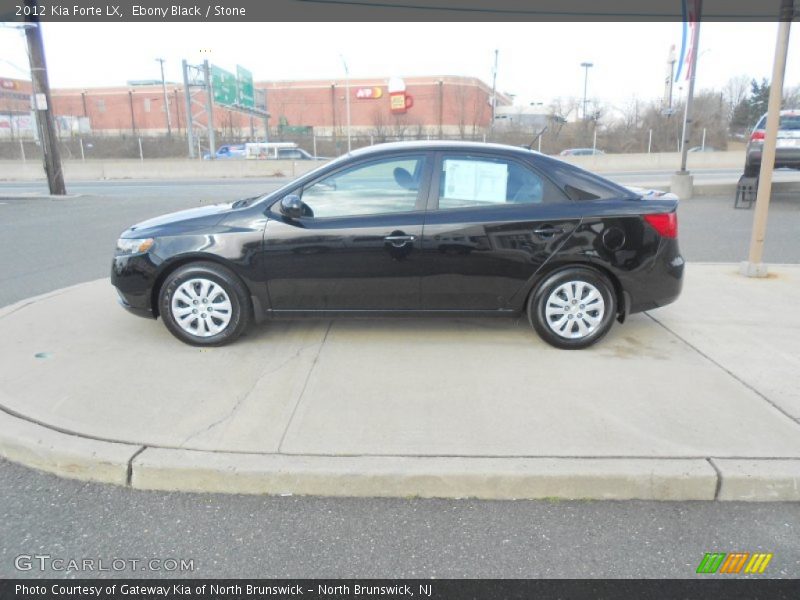 Ebony Black / Stone 2012 Kia Forte LX