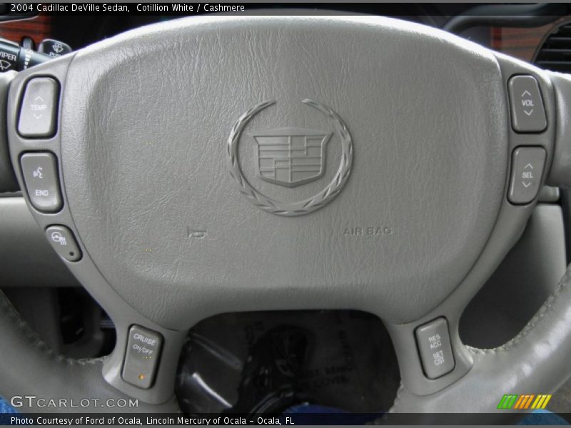 Cotillion White / Cashmere 2004 Cadillac DeVille Sedan