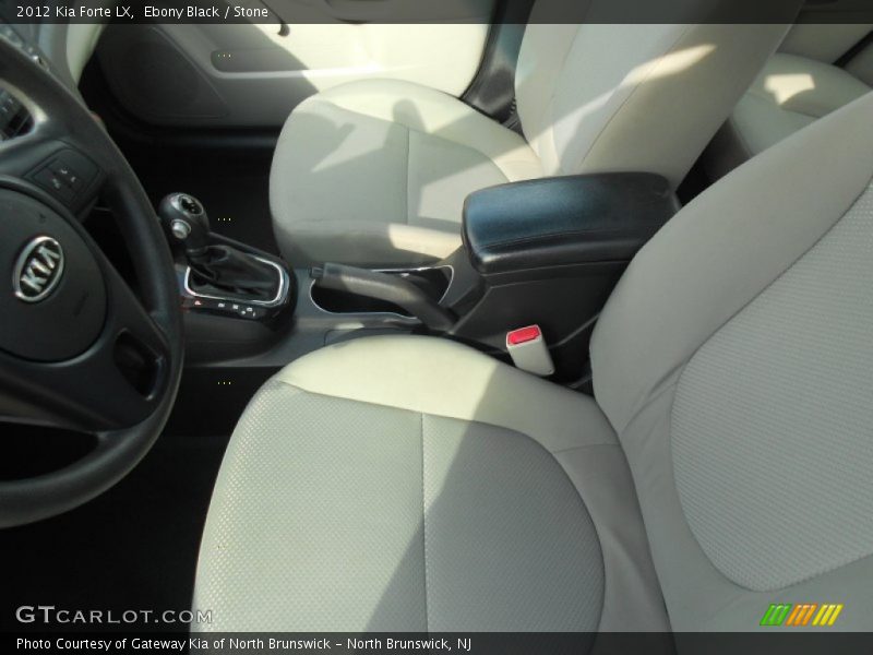 Ebony Black / Stone 2012 Kia Forte LX