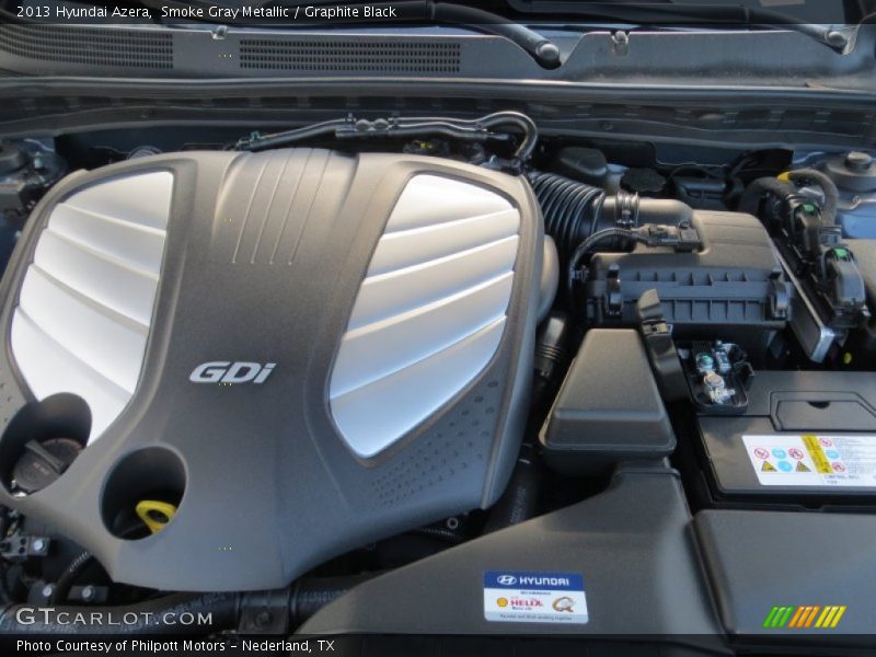 Smoke Gray Metallic / Graphite Black 2013 Hyundai Azera