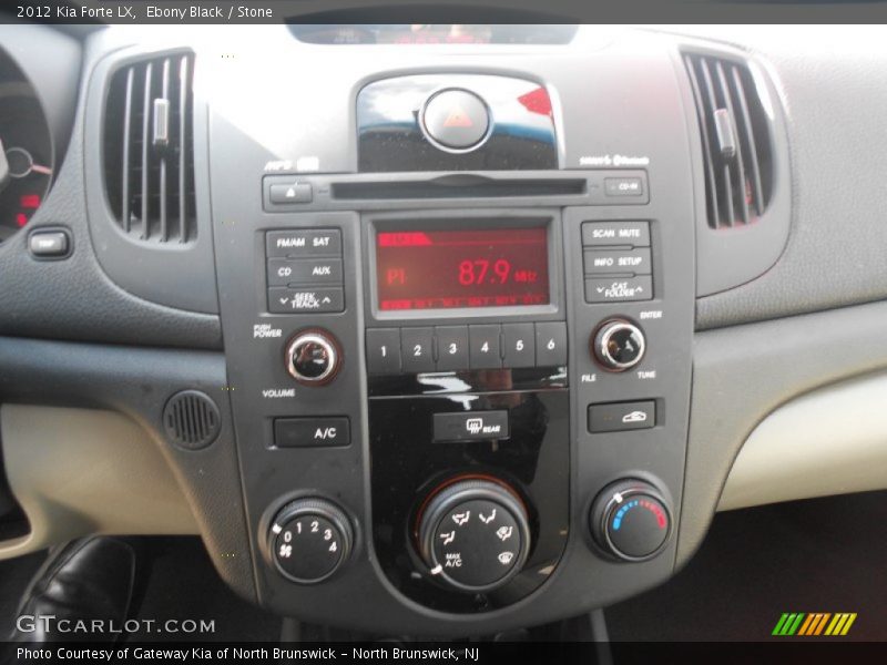 Ebony Black / Stone 2012 Kia Forte LX