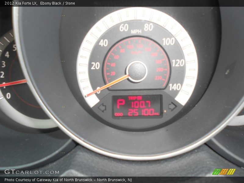 Ebony Black / Stone 2012 Kia Forte LX