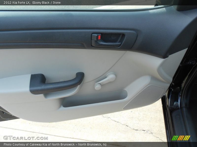 Ebony Black / Stone 2012 Kia Forte LX