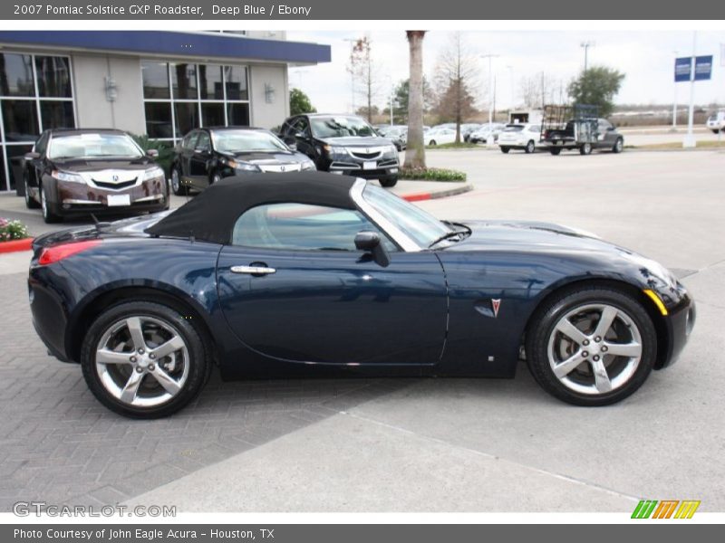 Deep Blue / Ebony 2007 Pontiac Solstice GXP Roadster