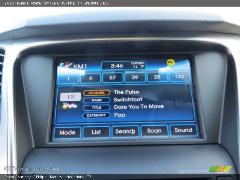 Smoke Gray Metallic / Graphite Black 2013 Hyundai Azera