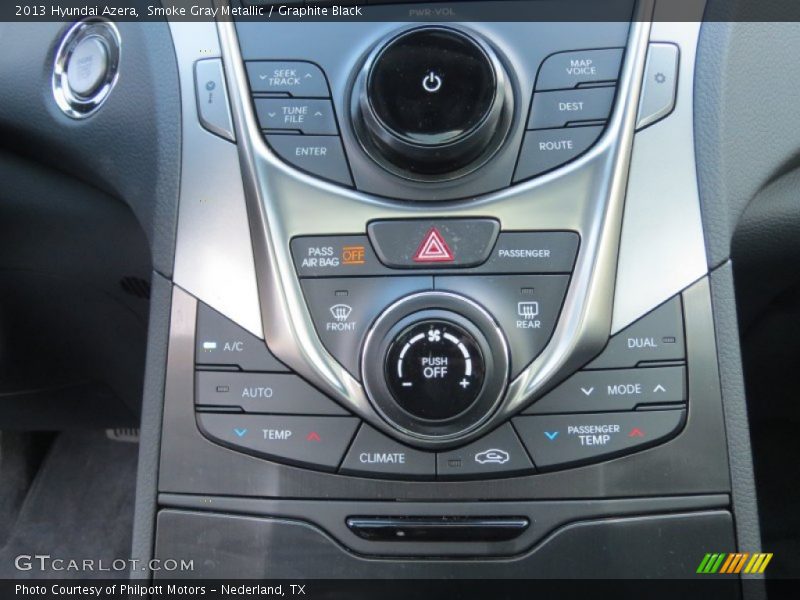 Smoke Gray Metallic / Graphite Black 2013 Hyundai Azera