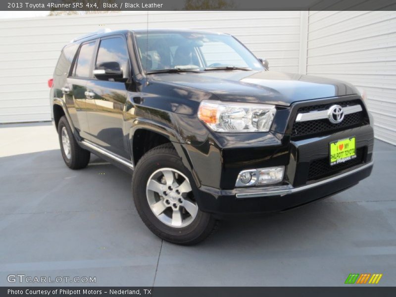 Black / Black Leather 2013 Toyota 4Runner SR5 4x4