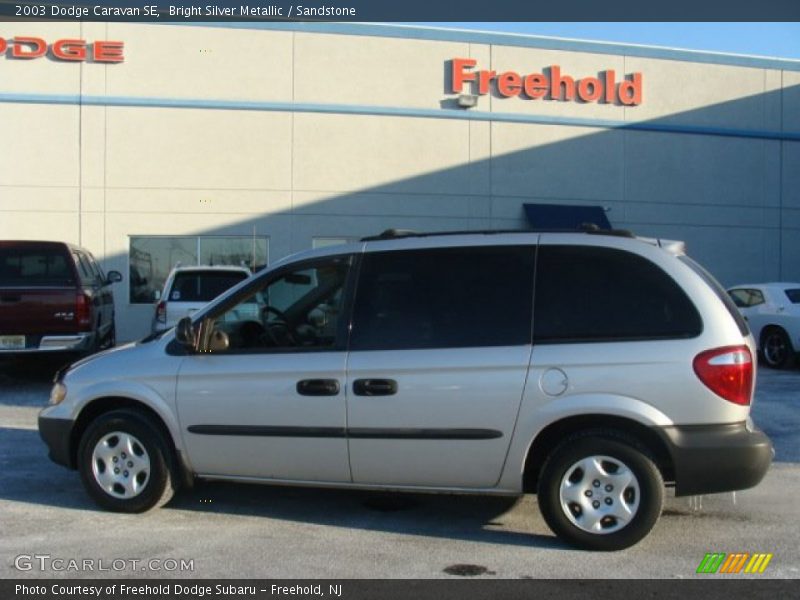 Bright Silver Metallic / Sandstone 2003 Dodge Caravan SE
