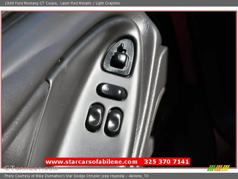 Laser Red Metallic / Light Graphite 1999 Ford Mustang GT Coupe