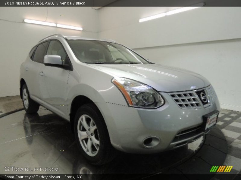 Silver Ice / Black 2010 Nissan Rogue SL AWD