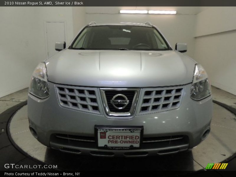 Silver Ice / Black 2010 Nissan Rogue SL AWD