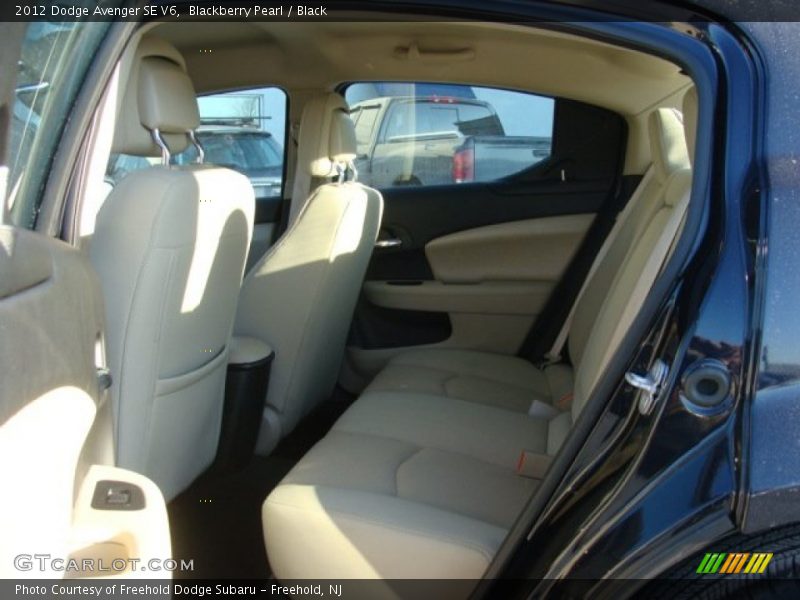 Blackberry Pearl / Black 2012 Dodge Avenger SE V6