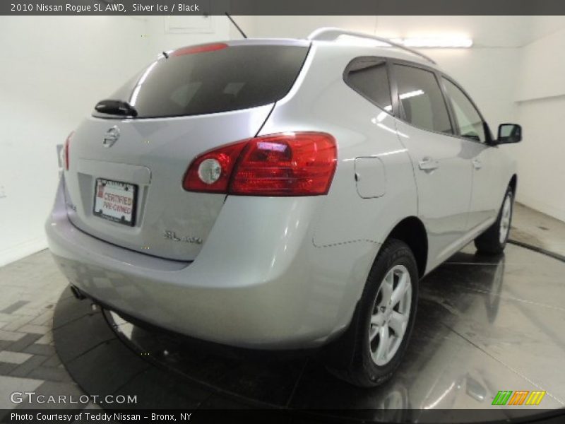 Silver Ice / Black 2010 Nissan Rogue SL AWD