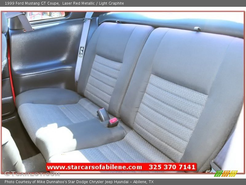 Laser Red Metallic / Light Graphite 1999 Ford Mustang GT Coupe