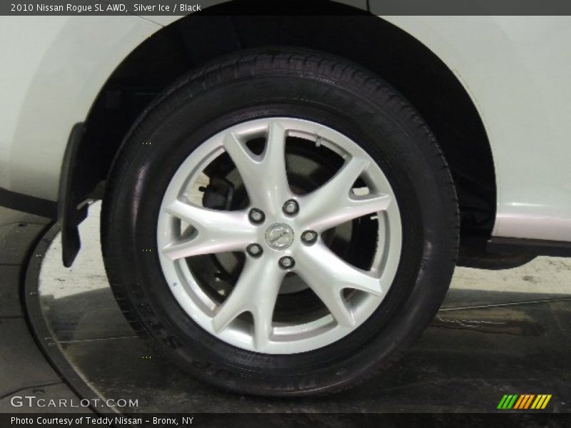 Silver Ice / Black 2010 Nissan Rogue SL AWD