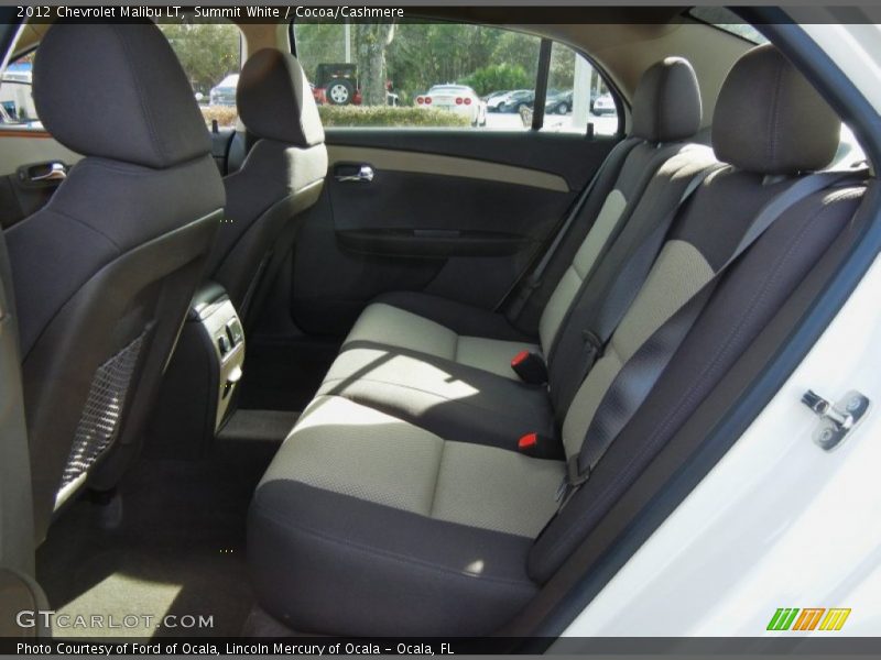 Summit White / Cocoa/Cashmere 2012 Chevrolet Malibu LT