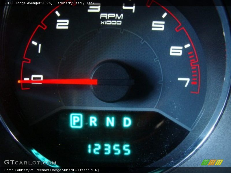 Blackberry Pearl / Black 2012 Dodge Avenger SE V6