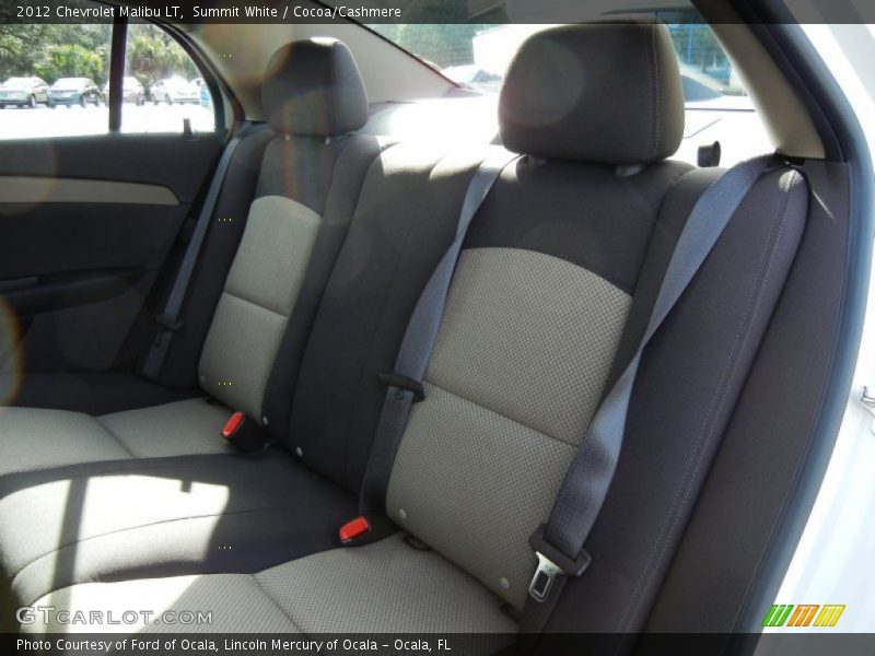 Summit White / Cocoa/Cashmere 2012 Chevrolet Malibu LT