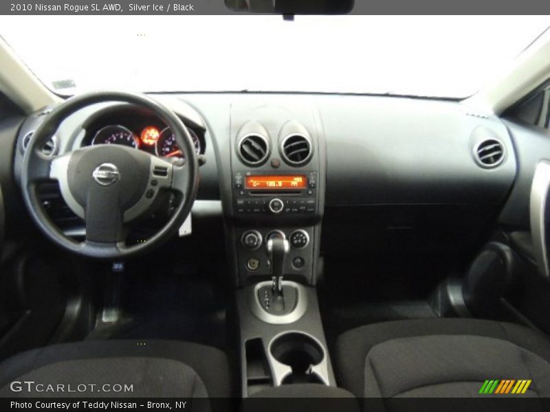 Silver Ice / Black 2010 Nissan Rogue SL AWD