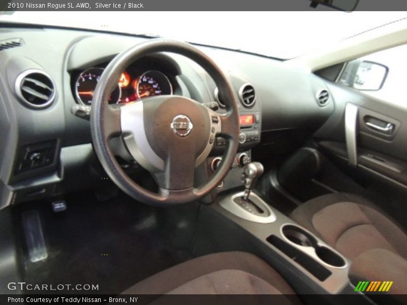 Silver Ice / Black 2010 Nissan Rogue SL AWD