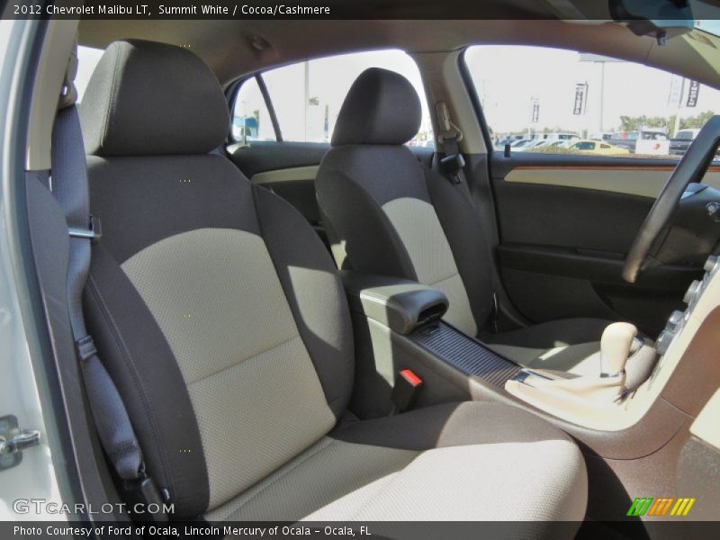 Summit White / Cocoa/Cashmere 2012 Chevrolet Malibu LT