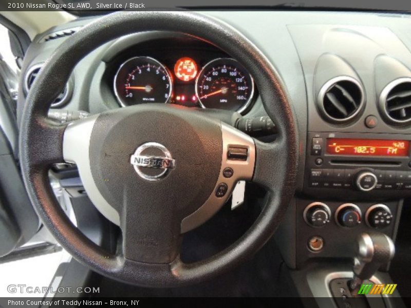 Silver Ice / Black 2010 Nissan Rogue SL AWD