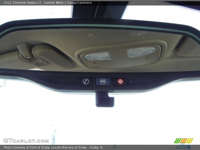 Summit White / Cocoa/Cashmere 2012 Chevrolet Malibu LT