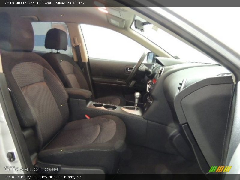 Silver Ice / Black 2010 Nissan Rogue SL AWD