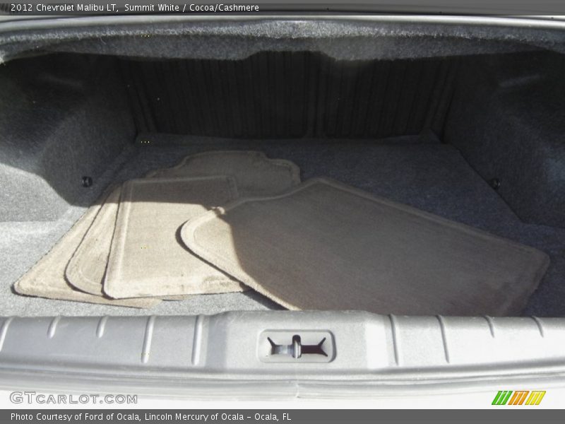 Summit White / Cocoa/Cashmere 2012 Chevrolet Malibu LT